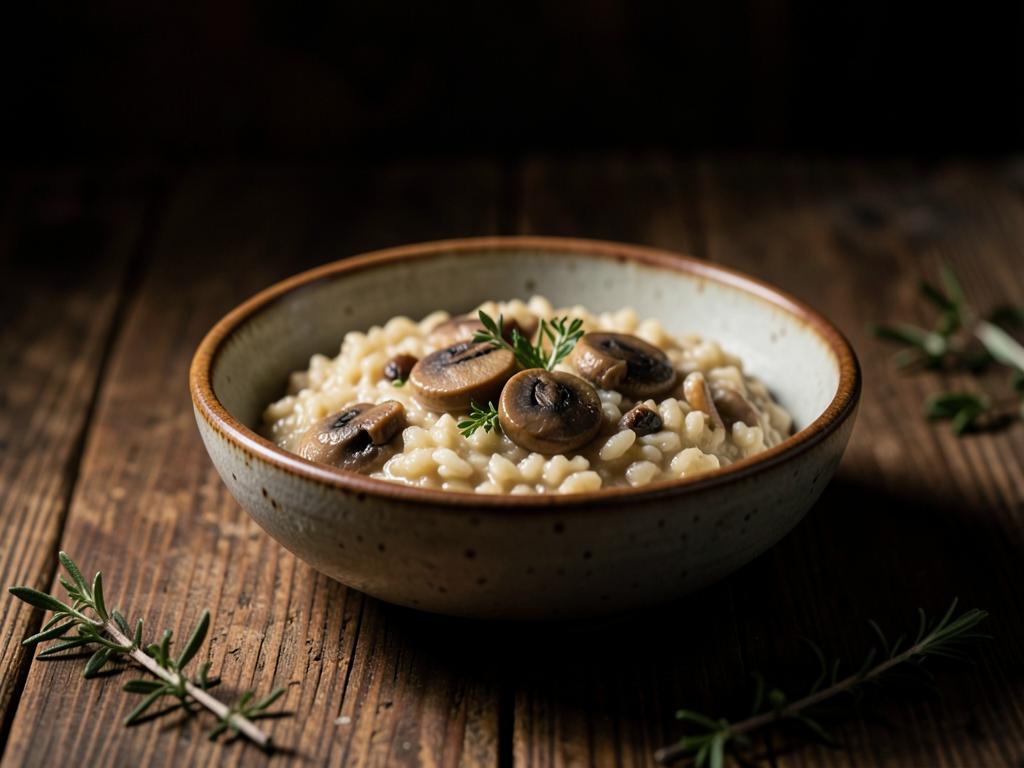 Risoto de funghi do sítio